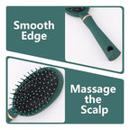 4 Pcs Hair Brush Gifts Set for Women,Detangling Hairbrush for Women and Kids,Flexible Soft Pin Bristles for Long Thick Curly Wavy Dry Damaged Hair