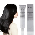 PureStyle 100ml Professional Permanent Hair Color Dye Cream Ammonia Free, Long Lasting Color, 100% Gray Coverage, Natural Shine, For All Hair Types Easy At Home Application (33/0 Medium Neutral Brown)