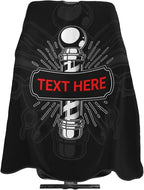 Custom Barber Cape for Men Personalized Professional Hair Cutting Cape with Text for Home Salon Barbershop