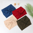 Extra Wide Headbands for Women Large Turban Headband Non Slip Boho Elastic Hairband Hair Twisted Knot Head Bands Accessories
