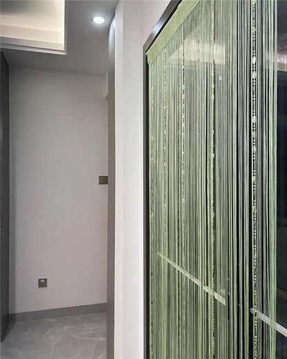 ave split 100cmX200cm Decorative Door String Curtain Beads Wall Panel Fringe - Image 4