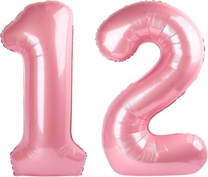 Numbers 10 Balloon 40Inch Pearl Pink Balloon by Argthjy