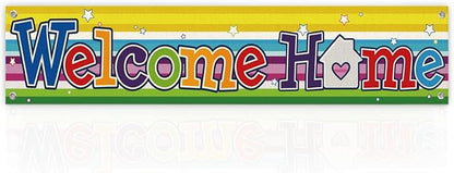 Welcome Home Wall Decor Banner, Contemporary Housewarming Decor, Home Decors by Unknown