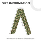 Men Women Fashion Sports Sweat Bands Hand Decor for Running Fitness Shower, Long Multi Style Green Camo Army Camouflage Head Ribbon Headwear