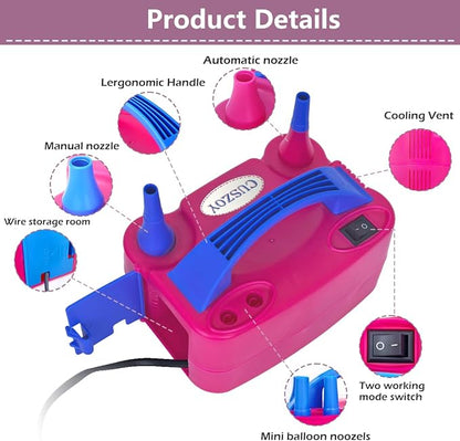 Electric Balloon Pump 600W, Fast Balloon Blower - Image 7