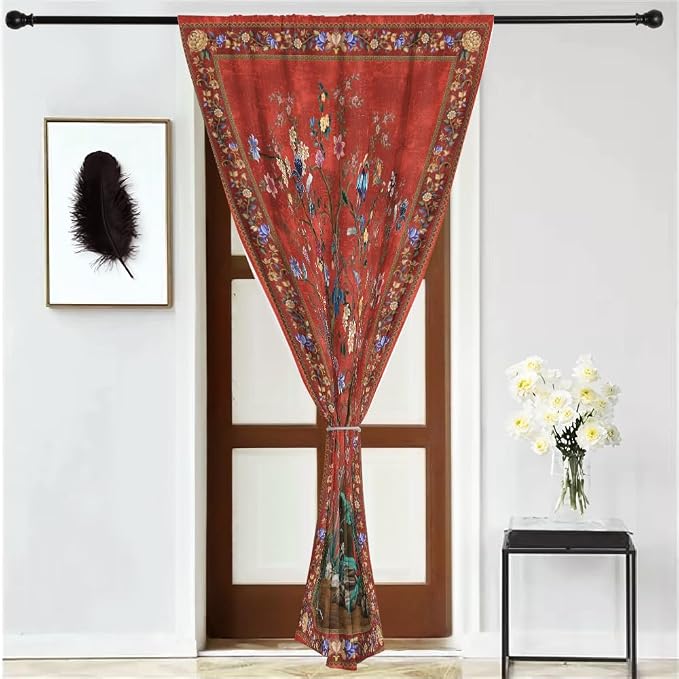 HMS Happy Memories Door Curtain, Tree of Life, 1 Panel | Rod Pocket, Thermal - Image 3
