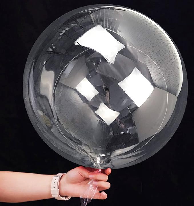 20 Inch Bobo Balloons, Large Bubble Balloons | Transparent Bubble Balloon by Aredpoook