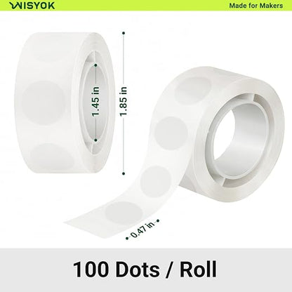 WISYOK Clear Glue Points Dots for Balloons, Removable | Double Sided, Home Decor - Image 2
