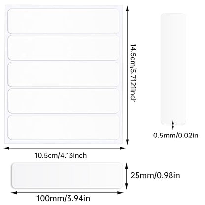 JANYUN 50 Pcs Mounting Putty, 100x25 mm Sticky Dots Poster Putty Clear Sticky - Image 2