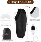 Heat Cap for Deep Conditioning, Hair Steamer for Natural Hair Home Use w/10-level Heats Up Quickly, Thermal Steam Cap for Home Hair Treatment