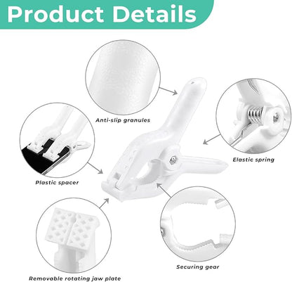 Rosellas 10 Pack 4" Balloon Arch Clips, Plastic Spring Clamps Heavy Duty - Image 3