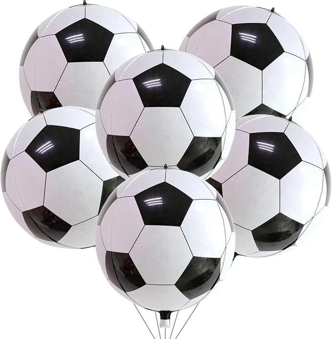 22 Inch 4D Soccer Foil Balloons by Lingqiang