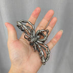 Large Realistic Black Metal Spider Claw Hair Clips - Strong Hold Nonslip Halloween Hair Accessories for Thick and Thin Hair