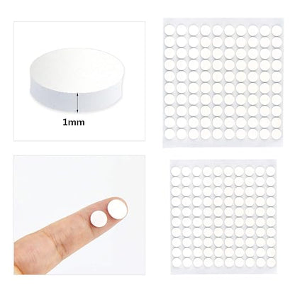 Pistha 10 Sheet Foam Round Dots Double-Sided Adhesive 3D Craft Foam Tape - Image 3