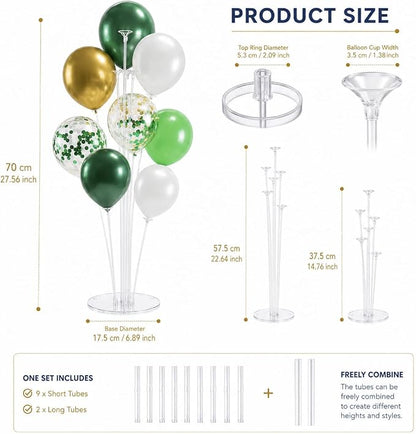 12 Pack Balloon Stands for Table 27.56 Inch Balloon Holders | Reusable Balloon - Image 3