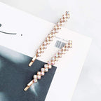 WHITEBRIDGE 8pcs Four Kinds Of Color Crystal Rhinestone Hair Pins For Women Girls
