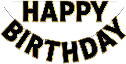 Pre-Strung Happy Birthday Banner by LITAUS