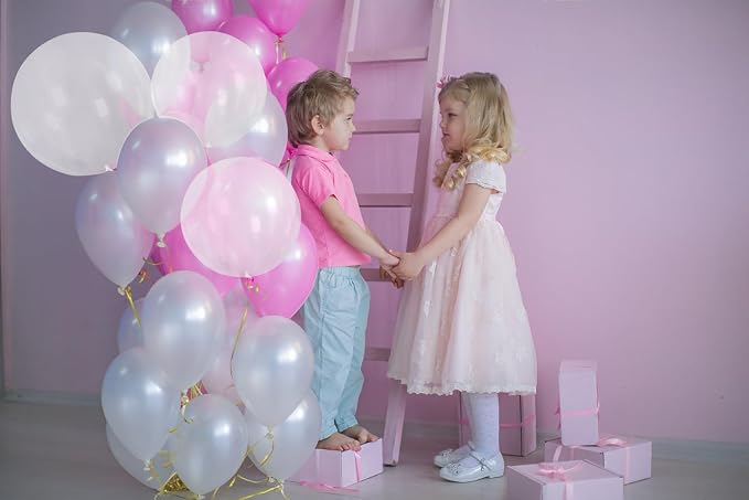20 Pcs 16 Inch Bubble Bobo Balloons Transparent Birthday Party Baby Shower Girl - Image 5