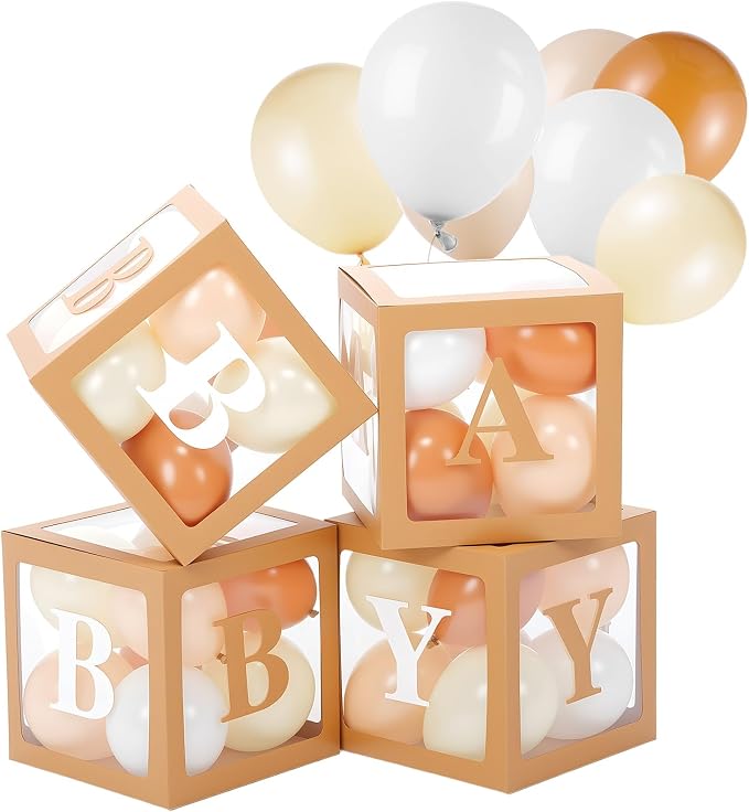 Zhanmai baby Boxes for Bear Baby Shower Decoration by Zhanmai