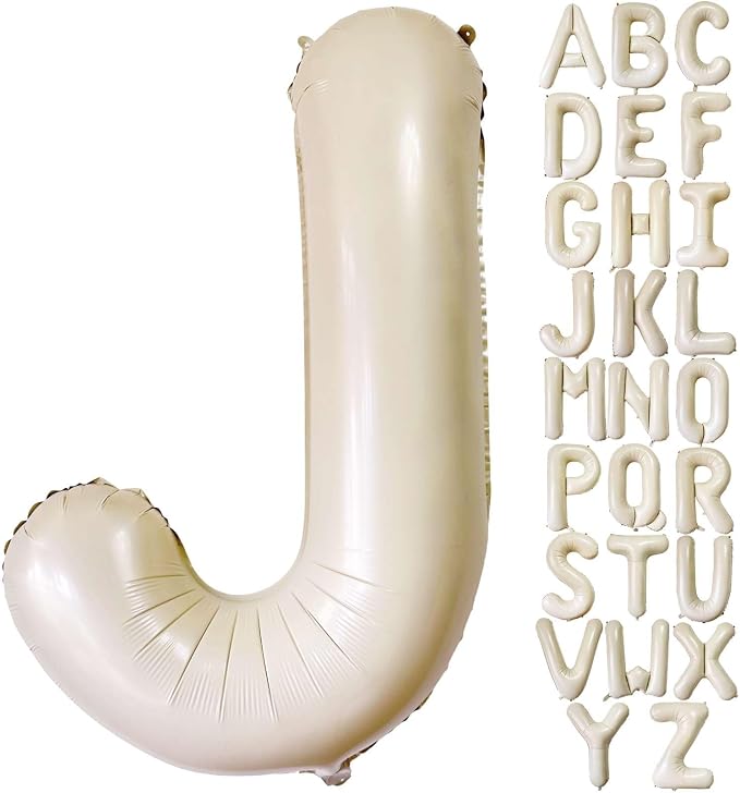 Giant Letter Balloons by Lovoir