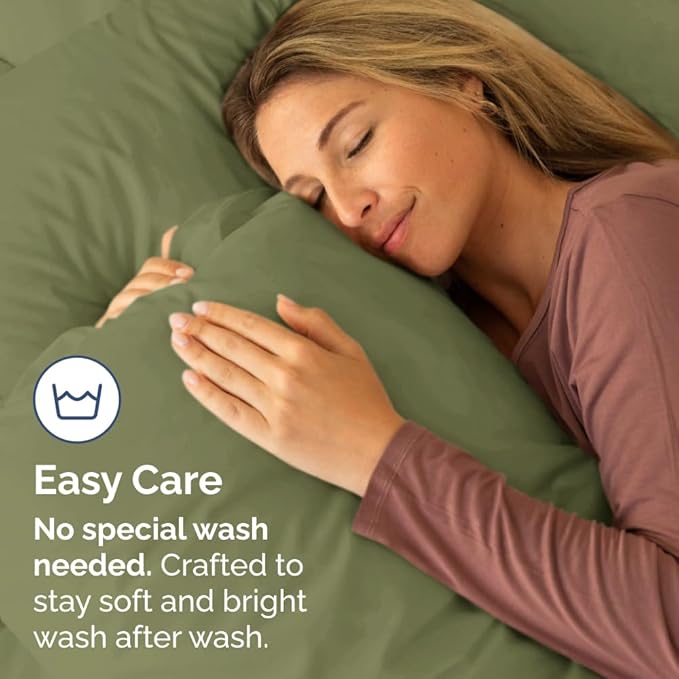 King Pillow Cases - 2 Pack - Super Soft Pillowcase Covers - Envelope Enclosure - Hotel Quality Pillow Protectors - Wrinkle Free, Shrink & Stain Resistant - Machine Washable - 20" x 40" (Sage Green)
