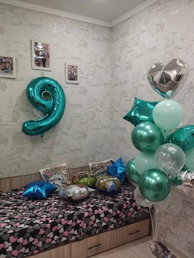 Nile Blue Number 9 Balloon 40 Inch - Image 2