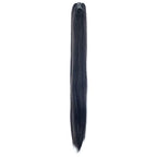 SWACC 28-Inch Long Straight Claw Clip Ponytail Extensions Synthetic Hair Extensions Ponytail Jaw Clip Hair Pieces for Women (Dark Brown-4#)