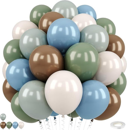 Dinosaur Balloons, for Woodland Safari Jungle Forest Wild Dino Boho Baby Shower by FEYG