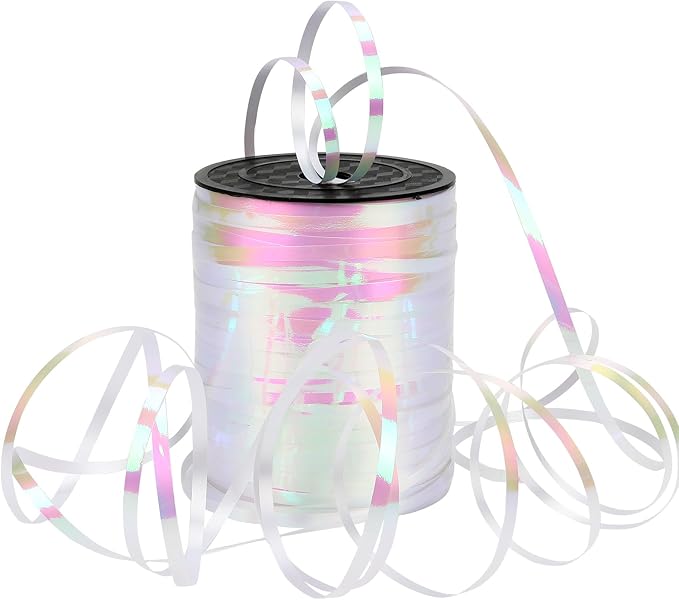 600 Yards Curling Ribbon, Balloon String Roll Ribbon and Bows by Laviria