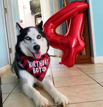 8 Balloon Numbers Birthday Decorations, 40In Red Balloons - Image 3