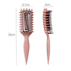 Curly Hair Brush Candybrush Curl Defining Brush for Detangling Shaping and Defining Curls for Women, Men, Wet & Dry Hair (Matte Pink)