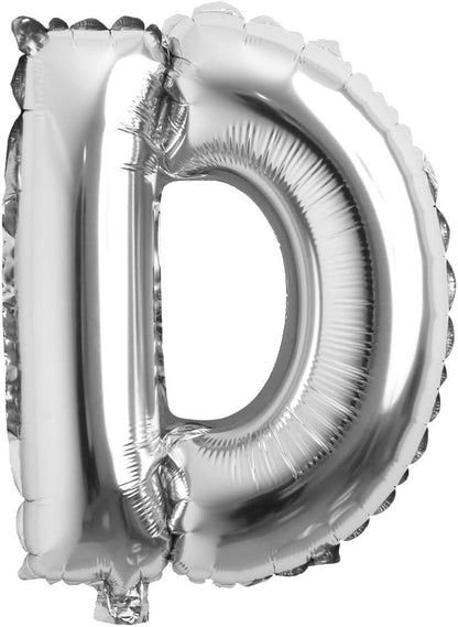 32 inch Letter Balloons Silver Alphabet Number Balloons Foil Mylar Party by REIANS