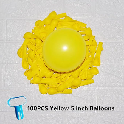 400 Pack Yellow Balloons 5 Inch Pastel Yellow Matte Latex Small Balloon - Image 2