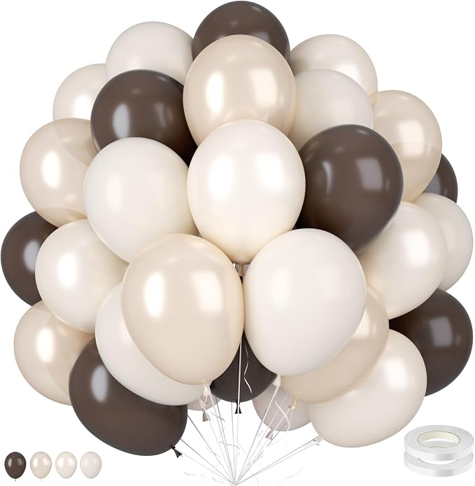Neutral Brown Balloons by BIAPIAN