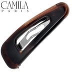 Camila Paris CP1309/2 French Hair Barrettes Clips, Snap Hair Slides Clic Clac for Women, Styling Girls Side Slide-in Metal Pin Hair Accessories for Women. Strong Hold, No Slip Grip, Made in France