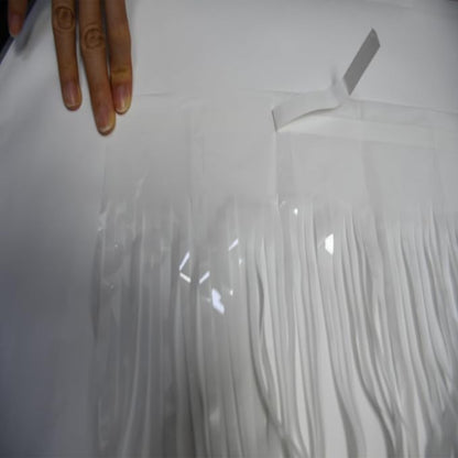 BRAVESHINE White Streamers Party Backdrop Decorations | Fringe Curtains | 2 - Image 4