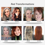Polar Haircare - Red Coloring Shampoo for Gray Hair for Women & Men - Natural Semi Permanent Personal Color Product - Vegan Ammonia-Free Color Shampoo for Gray Hair - 3-in-1 Total Coverage 6.76 Fl Oz
