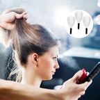 3PCS Barber Salon Face Shield,Clear Plastic Hairdressing Haircut Face Mask,Reusable Hairspray Shield Hairspray Face Shield with Sponge Handle for Hairdressing Makeup(Transparent,size:12.60 x 5.91inch)