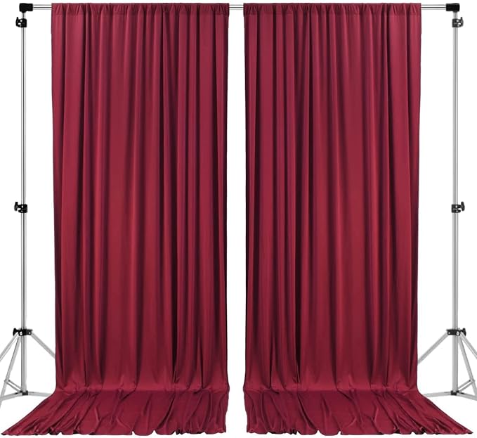AK TRADING CO. 10 feet x 10 feet Polyester Backdrop Drapes Curtains Panels by Fabrics%7CEventDecor%7CCrafts%7CUpholsteryFoam