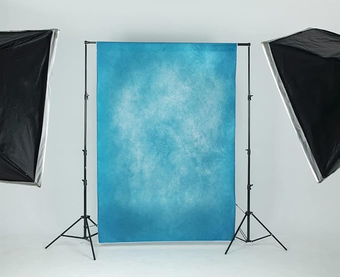 Kate 1.5x2.2m Blue Portrait Backdrops Abstract Blue Photography Backgrounds - Image 3