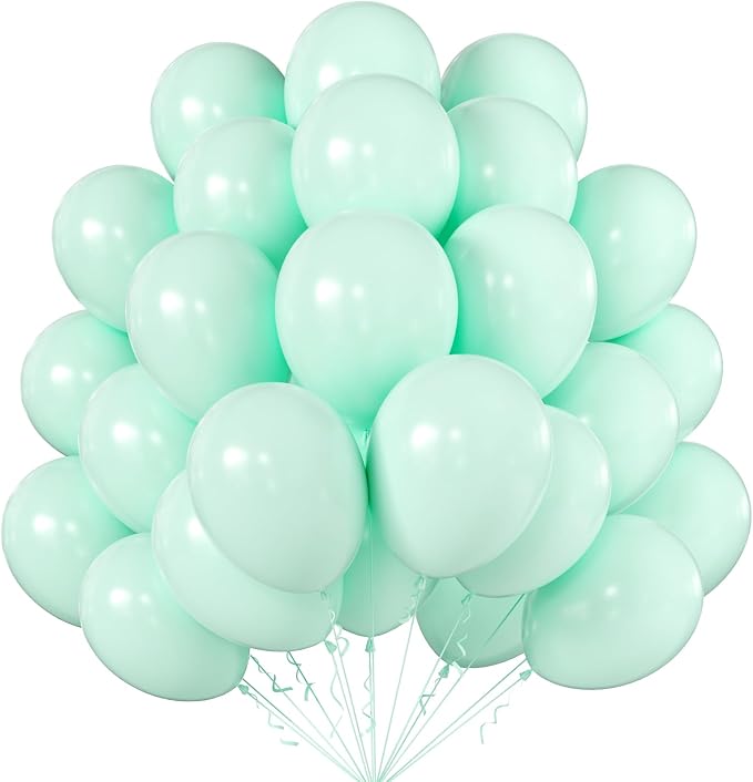 10 Inch Pastel Green Balloons by KALOR
