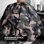 Barber Strong The Barber Cape Haircut Cover for Men, Hair Repelling and Static-Reducing Material, Water Resistant Fabric