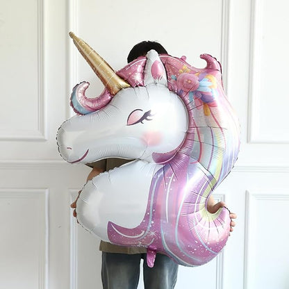 PageebO Pastel Rainbow Unicorn Balloon Garland Arch Kit - Image 6