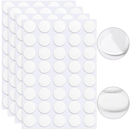 JANYUN 280 Pcs Double Sided Sticky Dot Stickers, Round Putty Clear Tack | by JANYUN