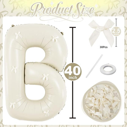 40Inch Beige BRIDE Balloons Bachelorette - Image 2
