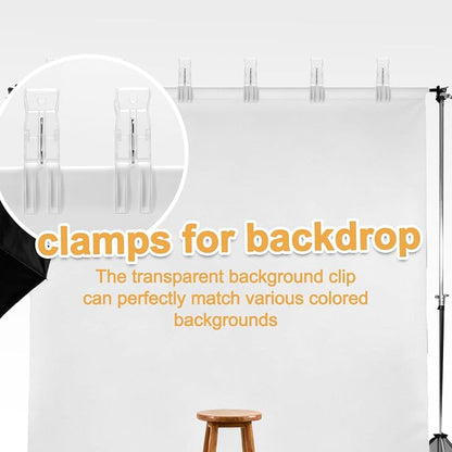 Balloon Arch Clips, 20 Pack 3.5 Inch Transparent Plastic Clips - Image 5