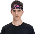 Sports Sweatband for Men and Women, Sweat-Absorbing Headbands for Moisture Wicking, Suitable for Fitness Running Cycling Hiking Yoga Football Exercise
