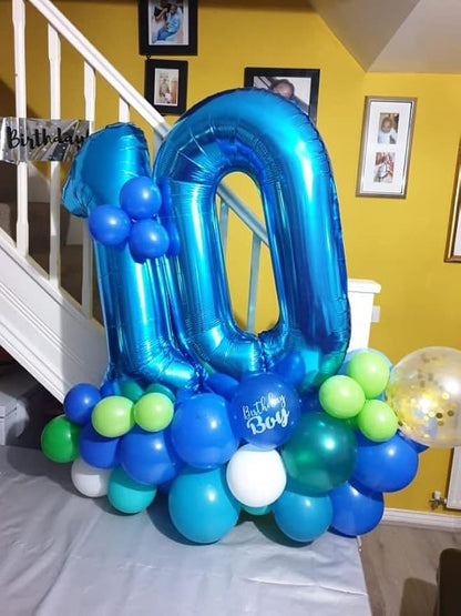 Navy Blue 100 Balloon - Image 2