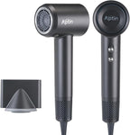Ionic Hair Dryer 110K RPM 1250W Fast Drying, 200M Negative Ion Care, Dual Overheat Protection, Anti-Static Low Noise, 2 Heat & 2 Speed, Durable PA+Glass Fiber Shell, Lightweight, Magnetic Nozzle