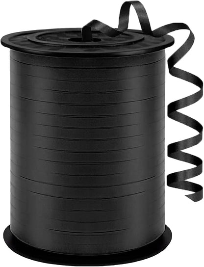 500 Yard Black Curling Ribbon for Birthday Party Festival Decoration and Crafts by WFAUIBR